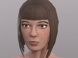 base character mesh - female 3D 模型