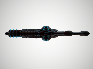 futuristic rifle 03 3D Модель
