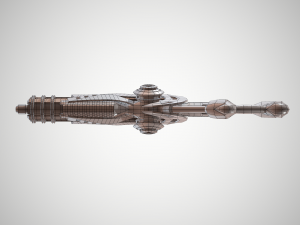 futuristic rifle 03 3D Модель