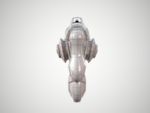 futuristic rifle 03 3D Модель