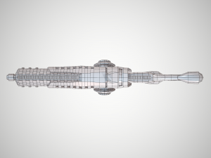 futuristic rifle 03 3D Модель
