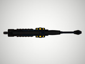 futuristic rifle 02 3D Model