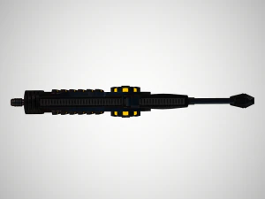 futuristic rifle 02 3D Model
