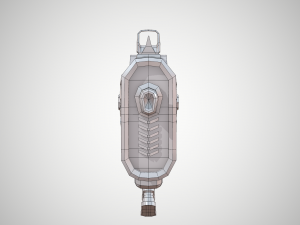 futuristic rifle 02 3D Model