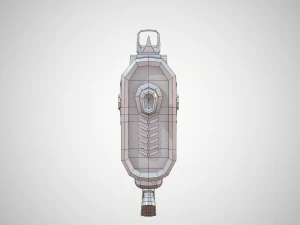 futuristic rifle 02 3D Model