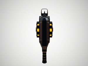futuristic rifle 02 3D Model