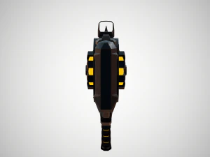 futuristic rifle 02 3D Model