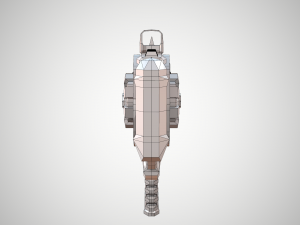 futuristic rifle 02 3D Model