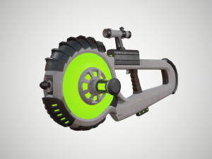 futuristic rifle 04 3Dモデル