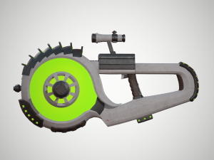 futuristic rifle 04 3D 模型