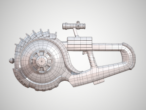 futuristic rifle 04 3D 模型