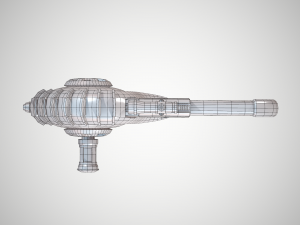 futuristic rifle 04 3D 模型