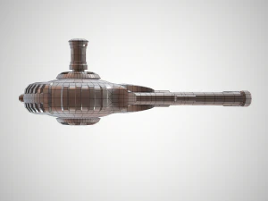 futuristic rifle 04 3D Model