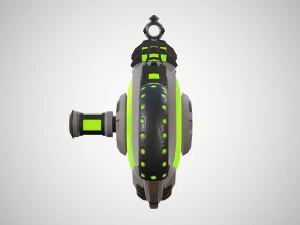 futuristic rifle 04 3D Model