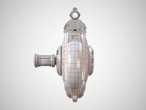 futuristic rifle 04 3D Model