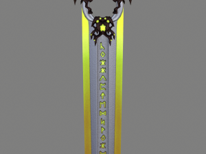 corrupted greatsword Model 3D