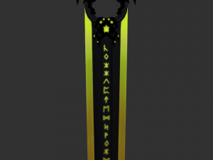 corrupted greatsword Model 3D