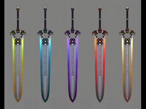 corrupted greatsword Model 3D