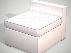 rattan garden set 3D Model