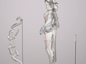 elven huntress 3D Model