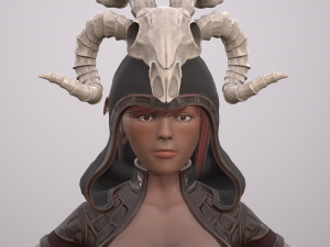 elven huntress Modelo 3D