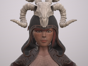 elven huntress Modelo 3D