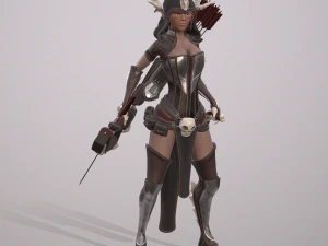 elven huntress 3D Model