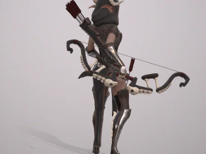 elven huntress 3D Model