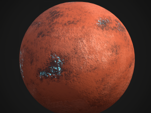 stylized planets 01 3D Modell