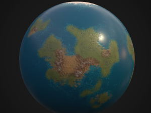 stylized planets 02 3D 模型