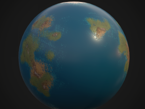 stylized planets 02 3D 模型