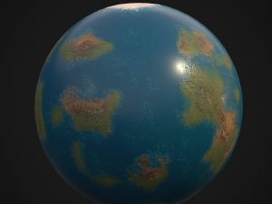 stylized planets 02 3D 模型