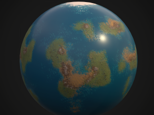 stylized planets 02 3D 模型