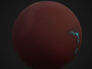 stylized planets 03 3D Модель
