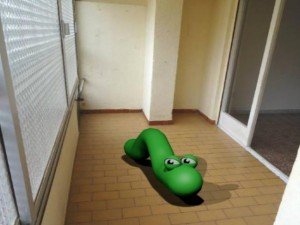 worm 3d max rigging 3D 모델