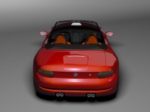 bmw z3 3Dモデル