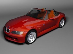 bmw z3 Model 3D