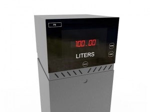 petrol station of fuel dispensing 3D 모델