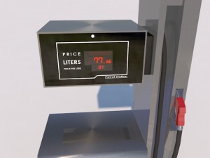 petrol station of fuel dispensing 3D Модель