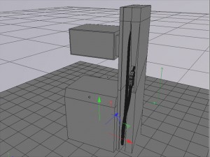 petrol station of fuel dispensing 3D Модель