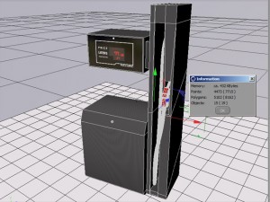 petrol station of fuel dispensing 3D Модель