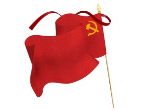 the soviet world war victory flag standard- ussr 3D Model
