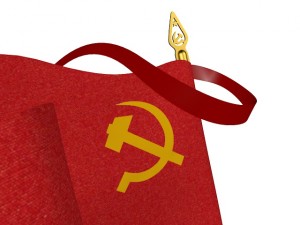 the soviet world war victory flag standard- ussr 3D Model