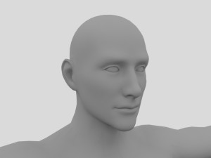 male base model 3D-Modell