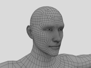 male base model Modelo 3D