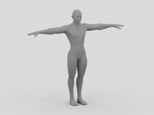 male base model 3D Model