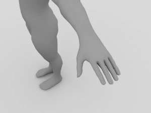 male base model 3D Model
