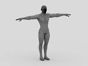 male base model 3D Model