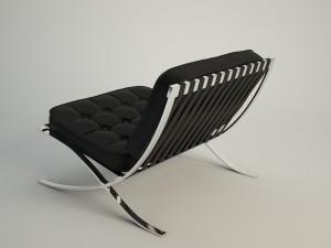 chair barcelona 3D Модель