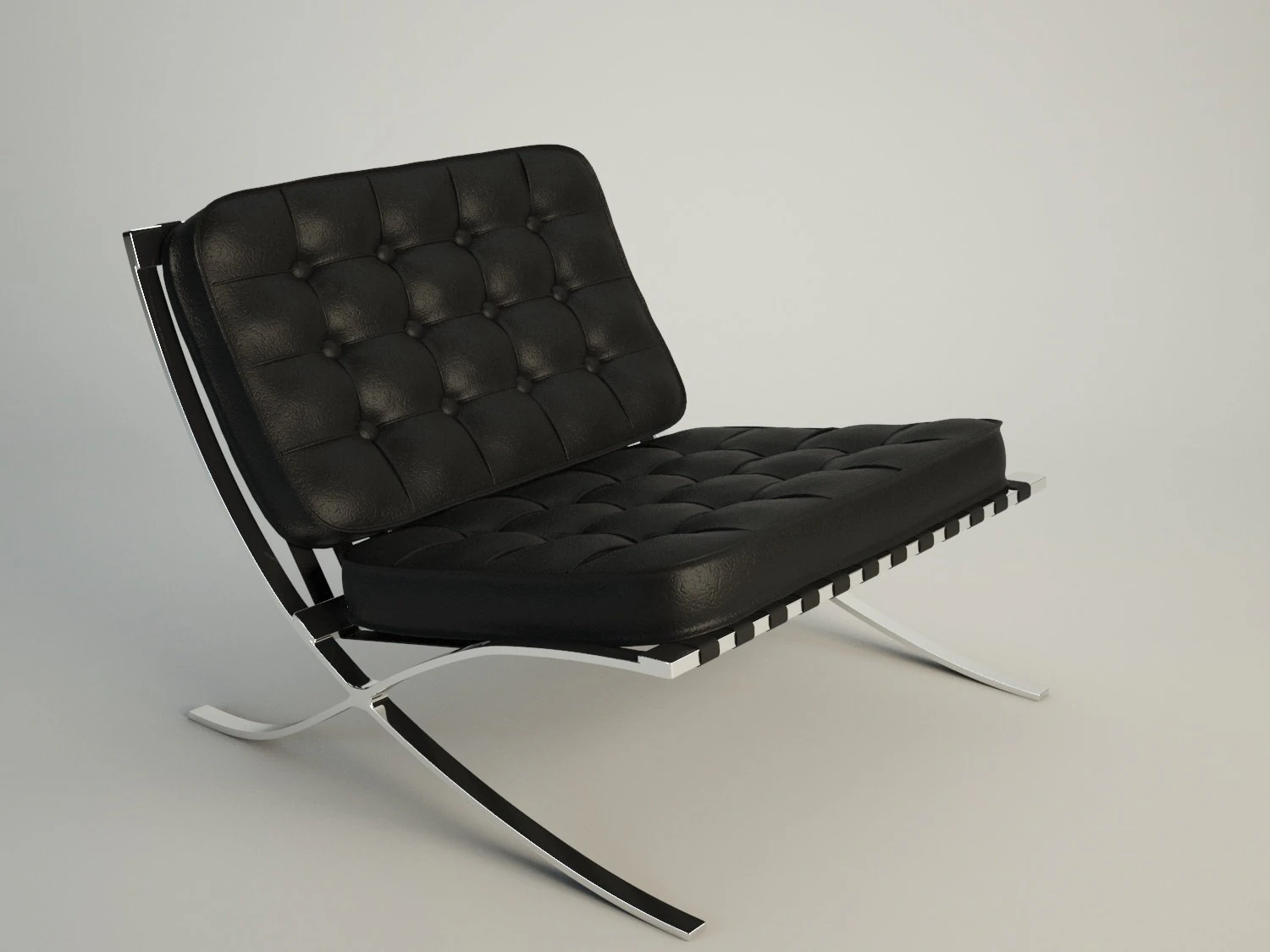 chair barcelona 3D Model .c4d .max .obj .3ds .fbx .stl .blend 